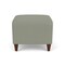 Lesro Siena Lounge Reception 1 Seat Bench, Walnut, OH Eucalyptus Upholstery SN1001 - alternate 1